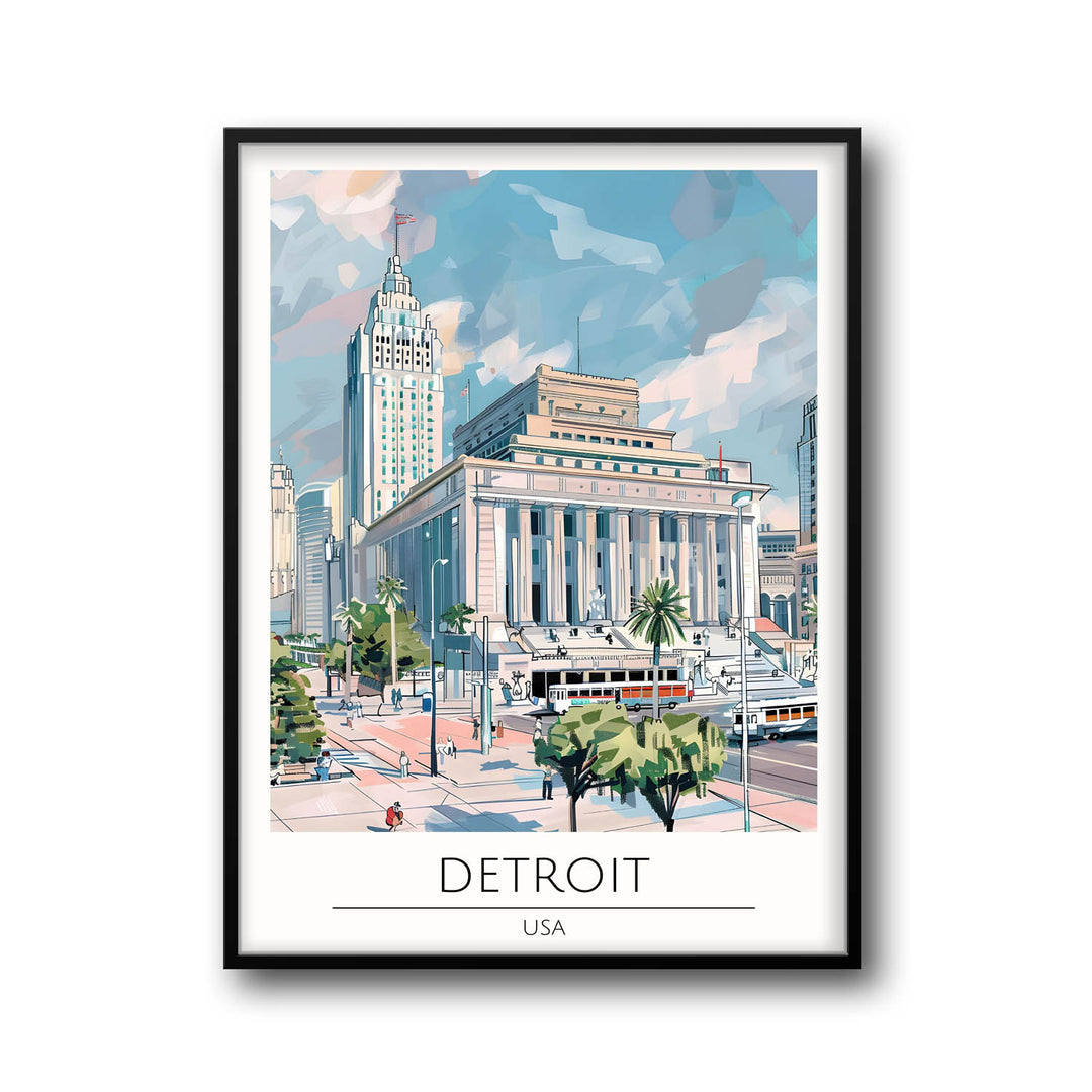 Detroit - Cities Paintings