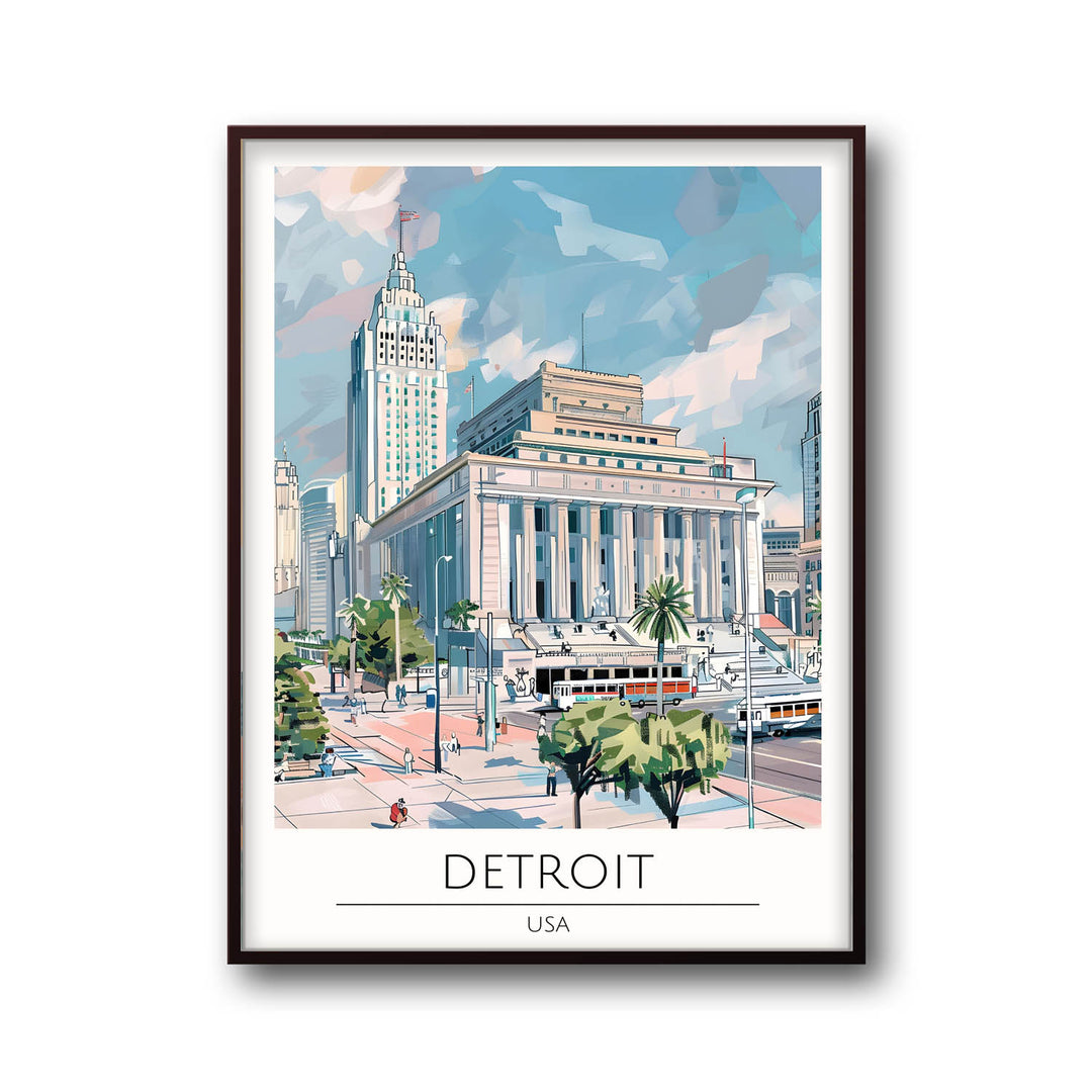 Detroit - Cities Paintings