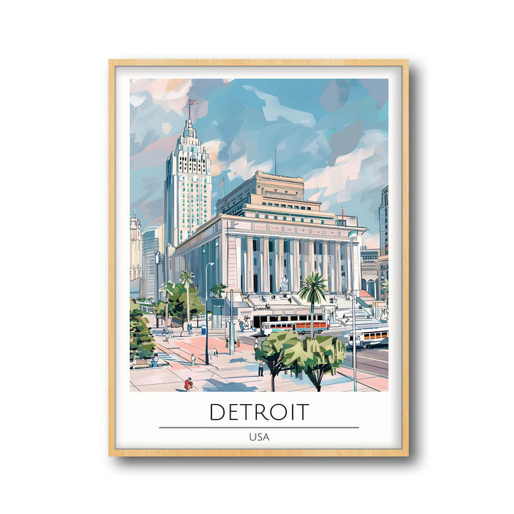 Detroit - Cities Paintings