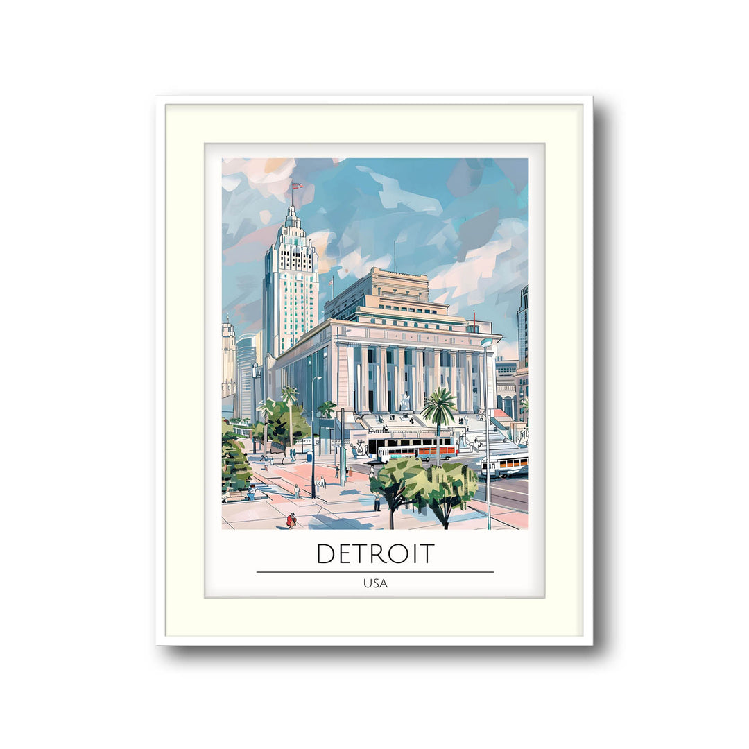 Detroit - Cities Paintings