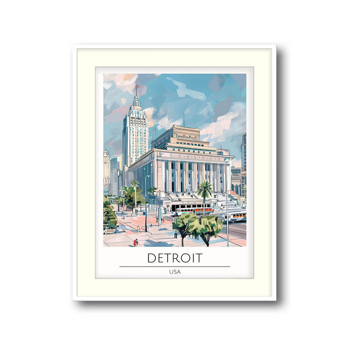 Detroit - Cities Paintings