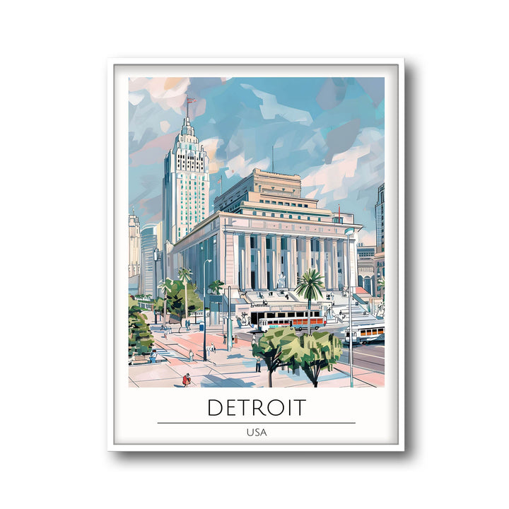 Detroit - Cities Paintings