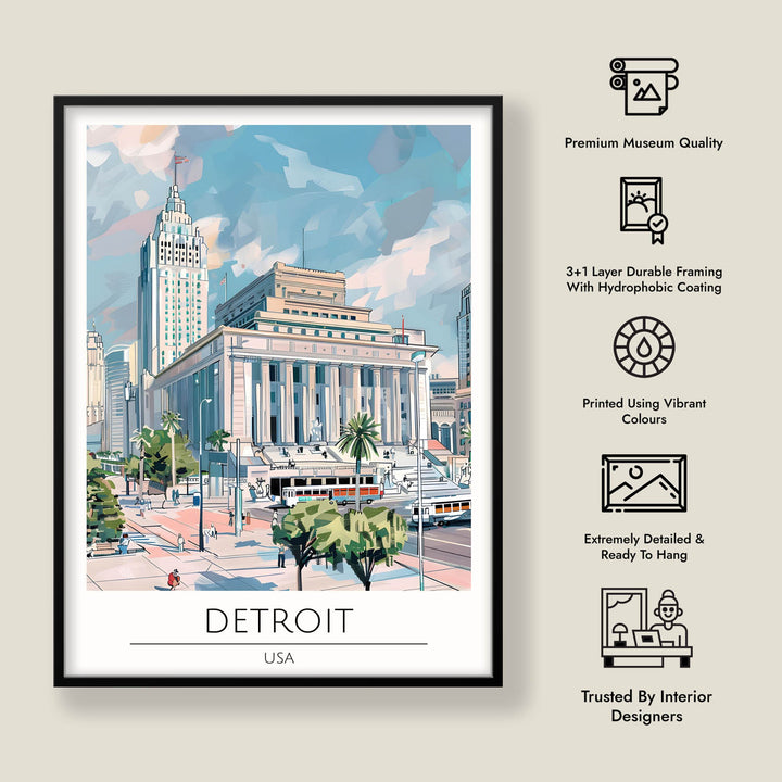 Detroit - Cities Paintings