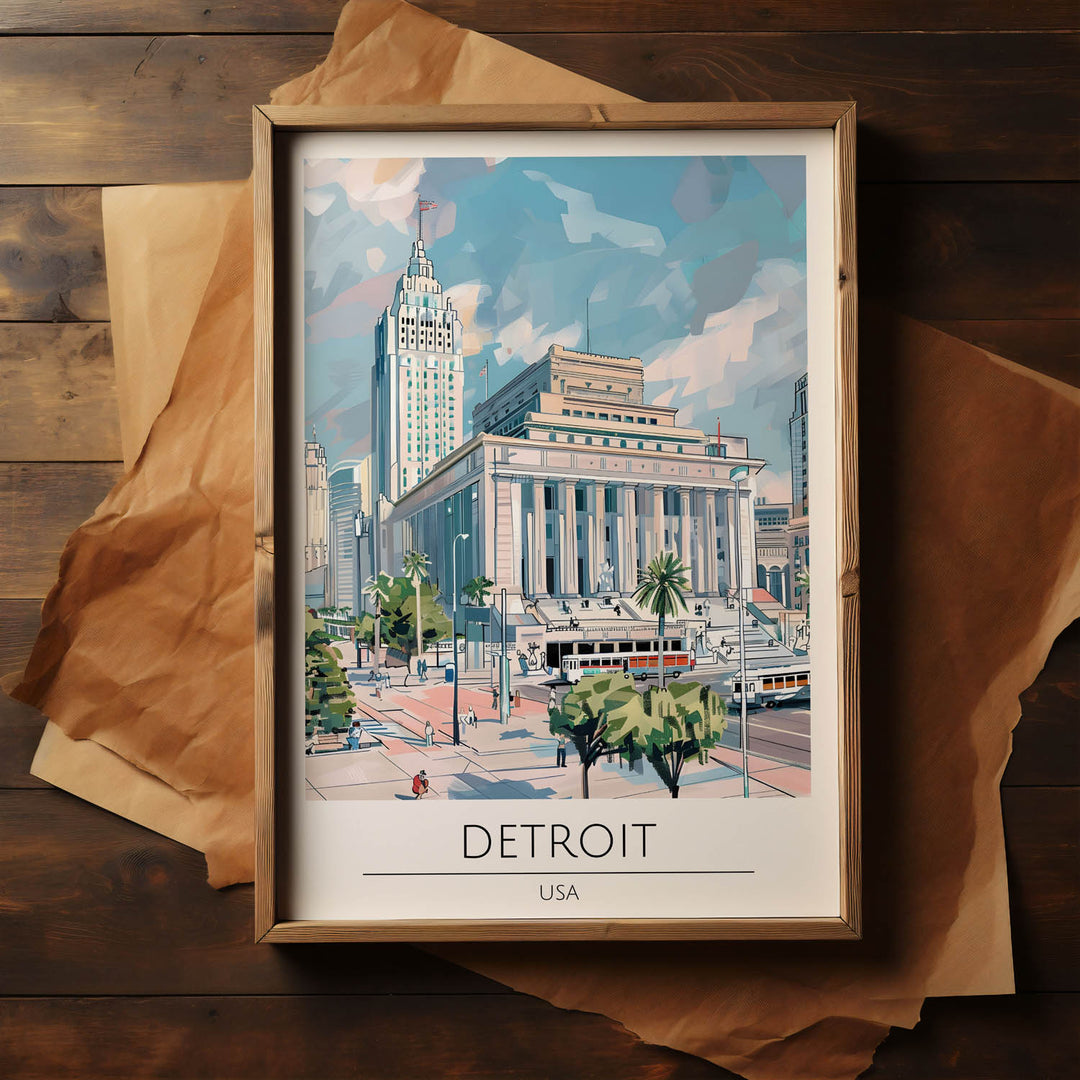 Detroit - Cities Paintings