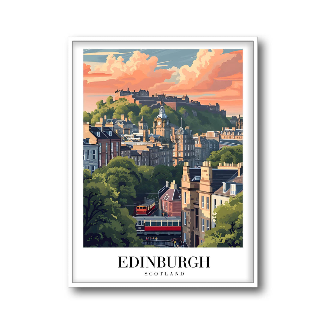 Edinburgh Castle - Cities Paintings