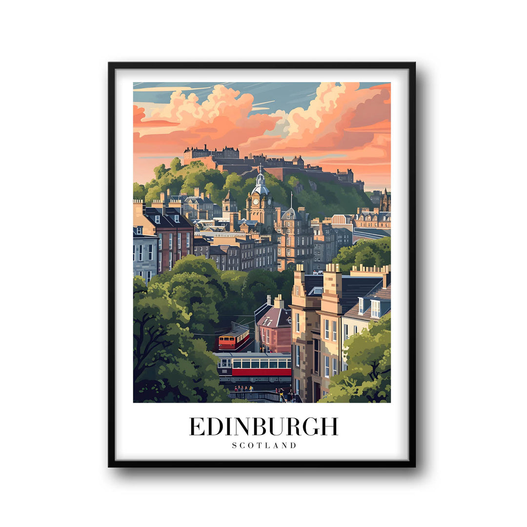 Edinburgh Castle - Cities Paintings