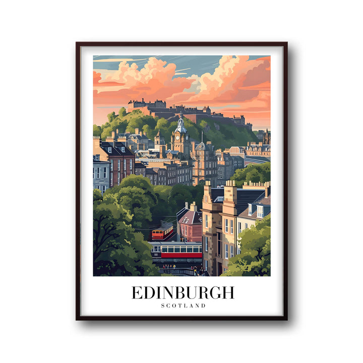 Edinburgh Castle - Cities Paintings