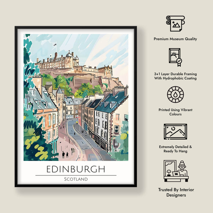 Edinburgh - Cities Paintings