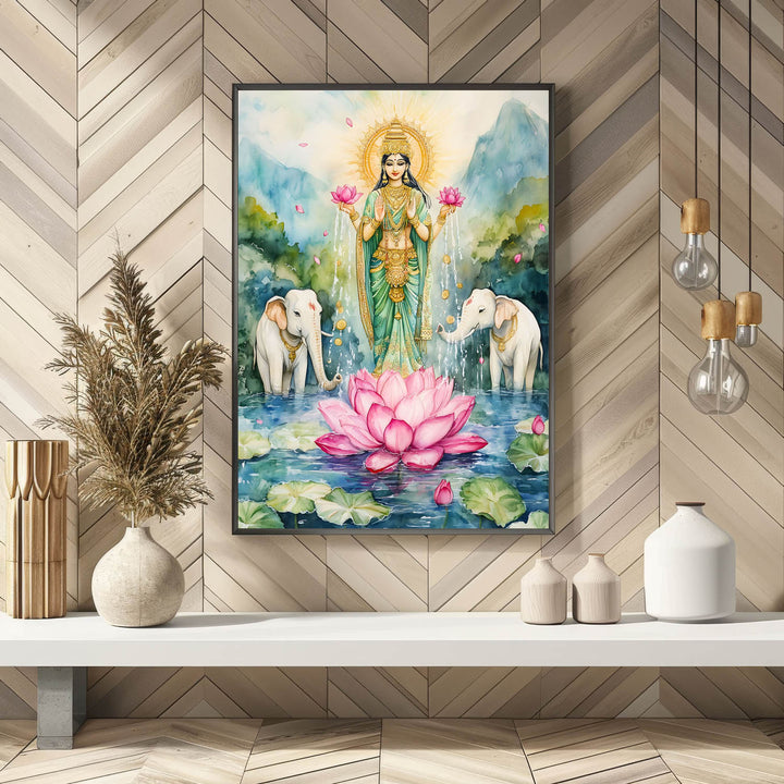 Goddess Gaj Lakshmi - Vastu Painting