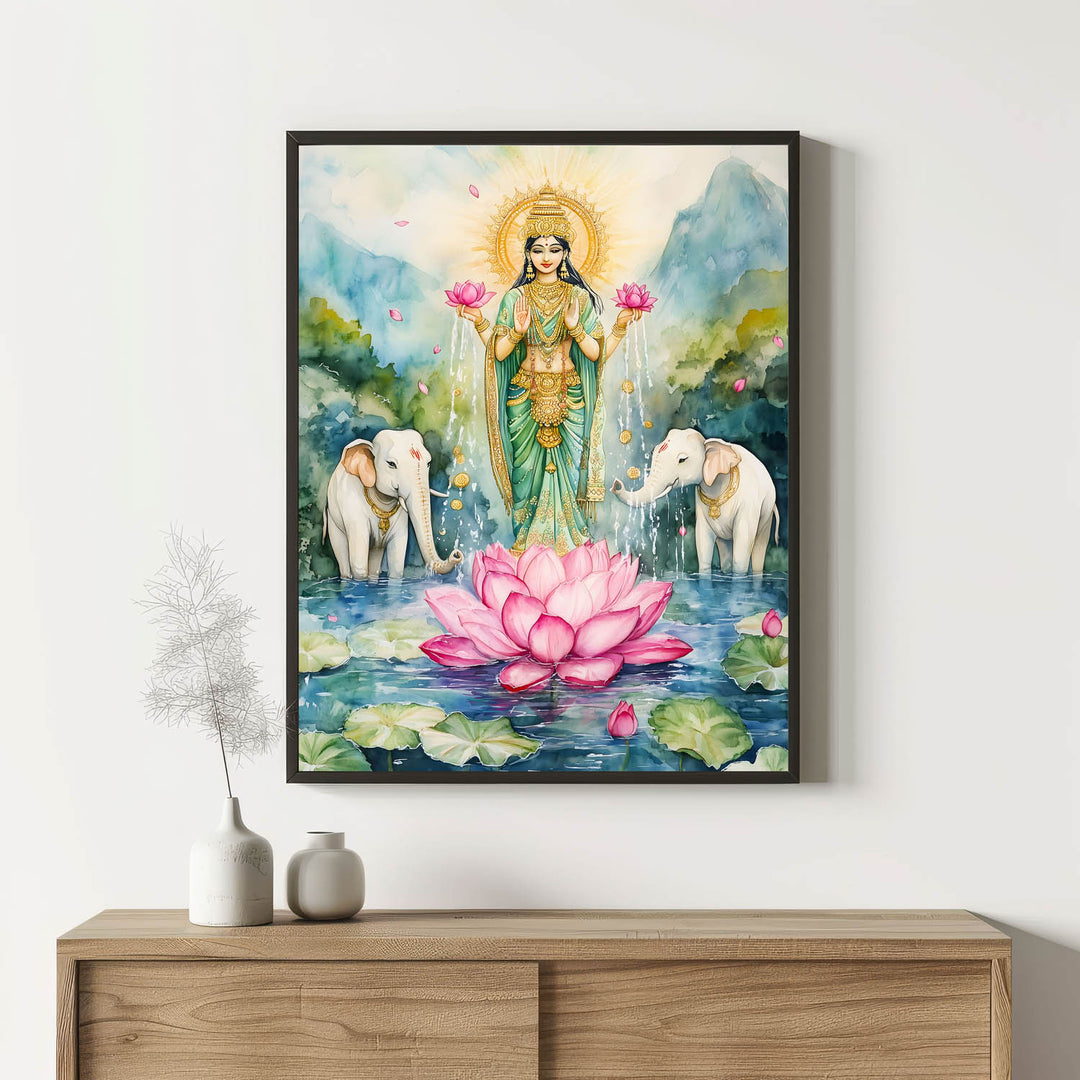 Goddess Gaj Lakshmi - Vastu Painting