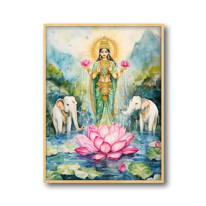 Goddess Gaj Lakshmi - Vastu Painting