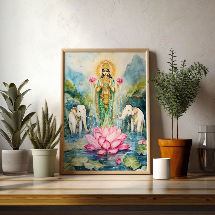 Goddess Gaj Lakshmi - Vastu Painting