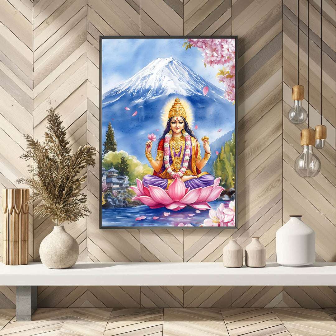 Goddess Laxmi Blessing - Vastu Painting