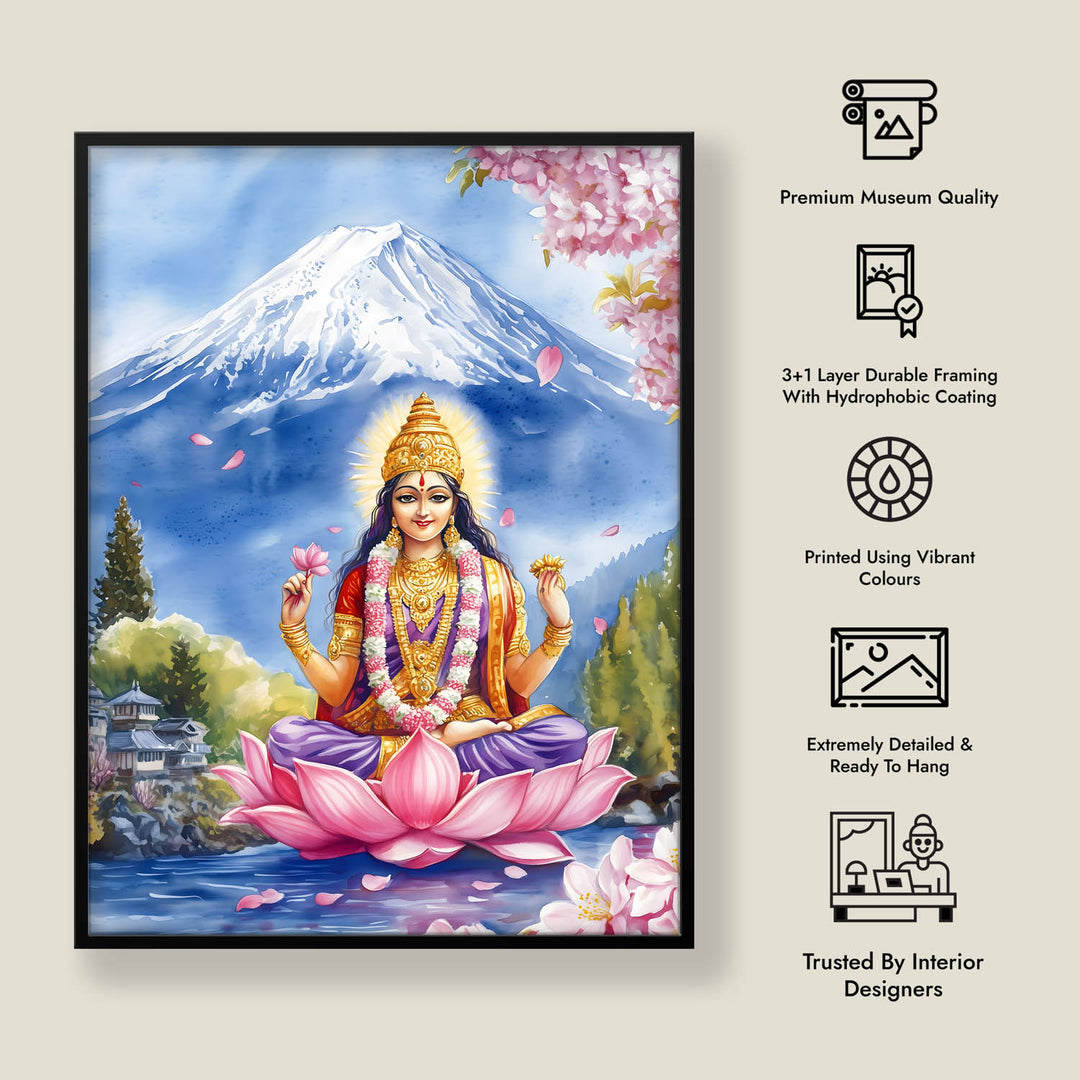 Goddess Laxmi Blessing - Vastu Painting