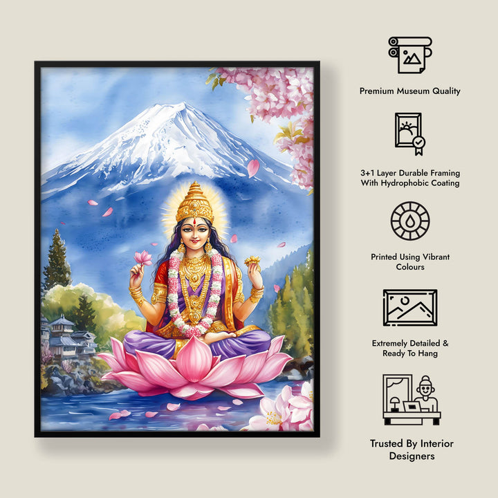 Goddess Laxmi Blessing - Vastu Painting