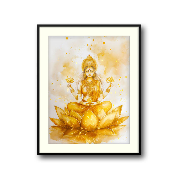 Goddess Laxmi on Lotus - Vastu Painting