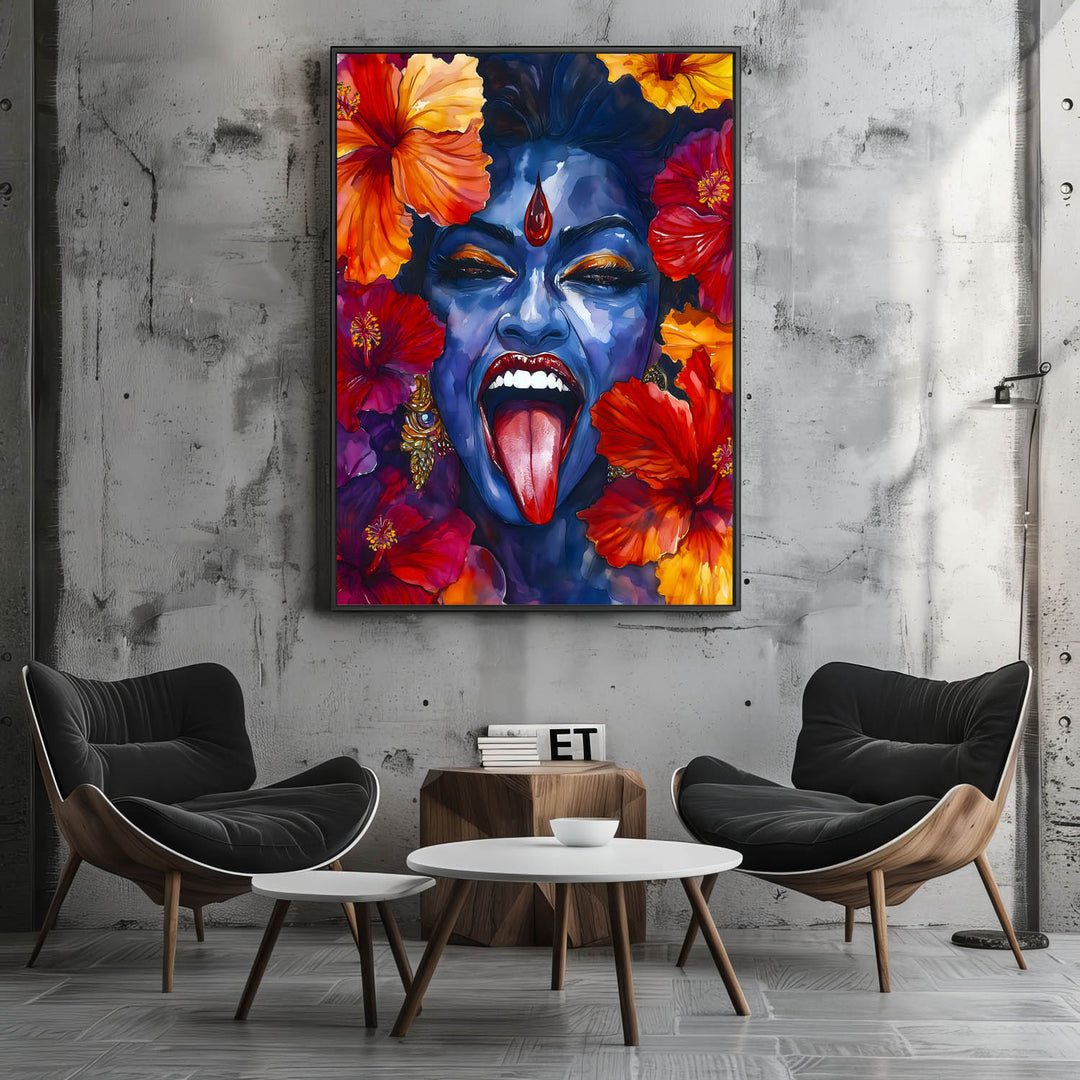 Goddess MahaKali  - Vastu Painting