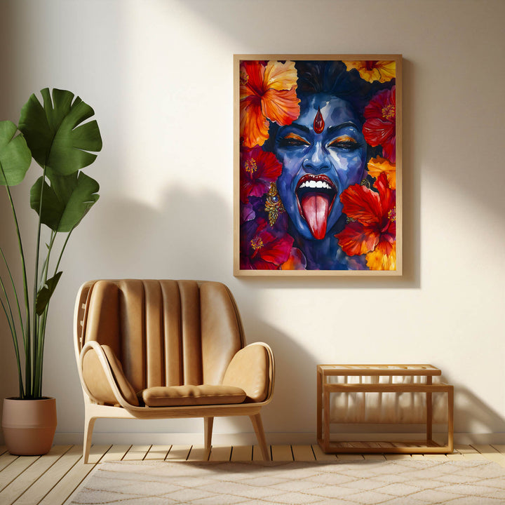 Goddess MahaKali  - Vastu Painting