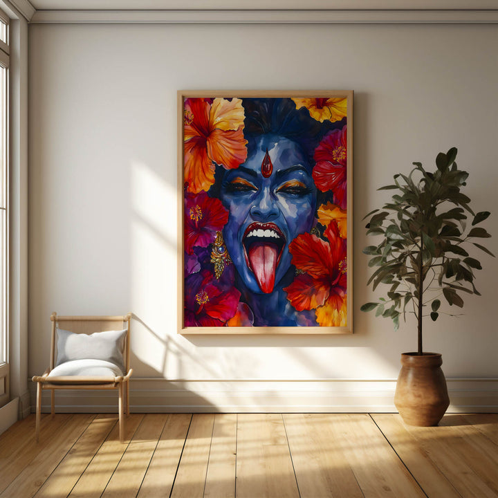 Goddess MahaKali  - Vastu Painting