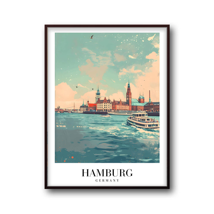 Hamburg - Cities Paintings