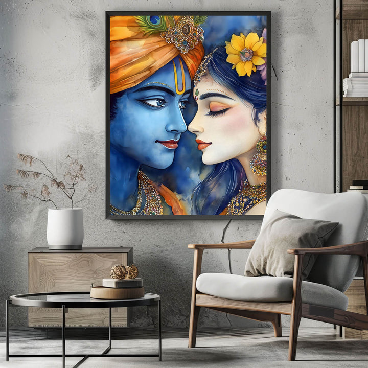 Krishna & Radha - Vastu Painting