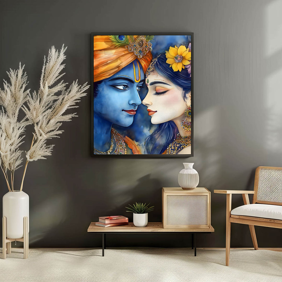 Krishna & Radha - Vastu Painting