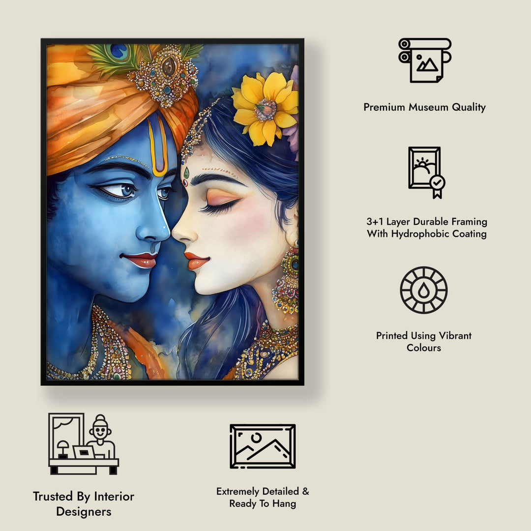 Krishna & Radha - Vastu Painting