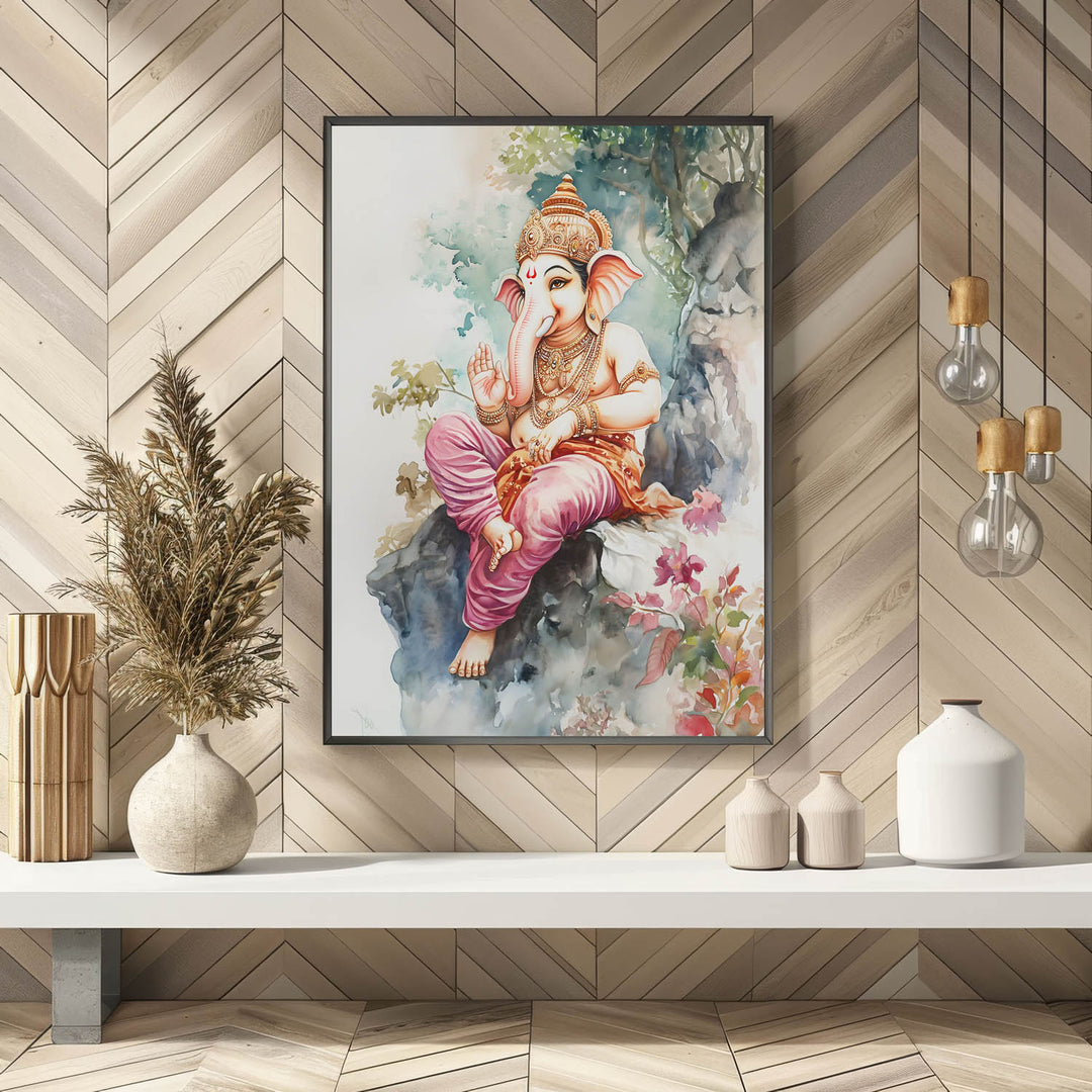 Lord Ganesh Blessing  - Vastu Painting