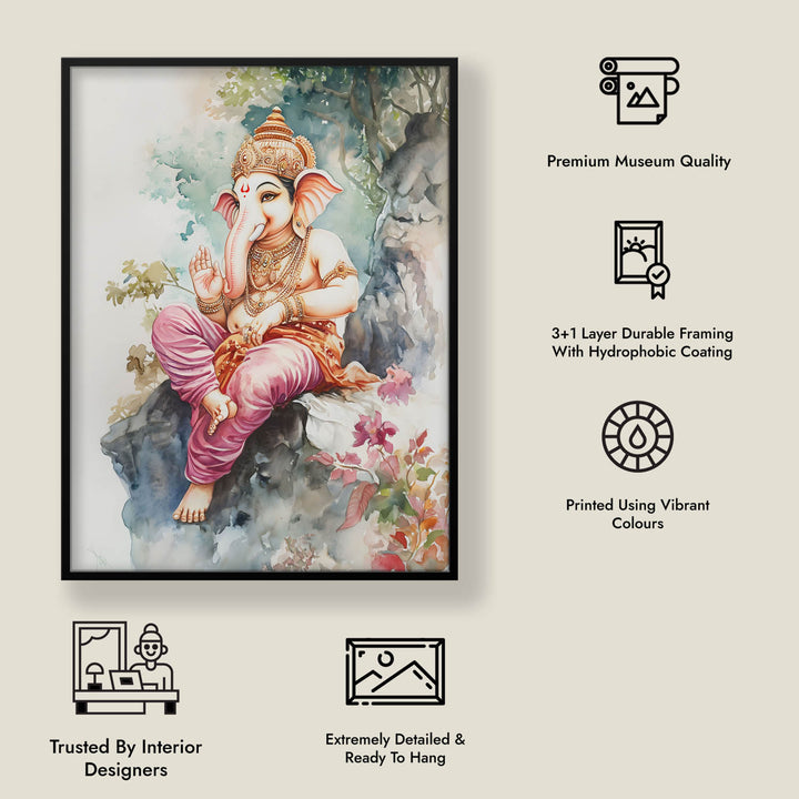 Lord Ganesh Blessing  - Vastu Painting