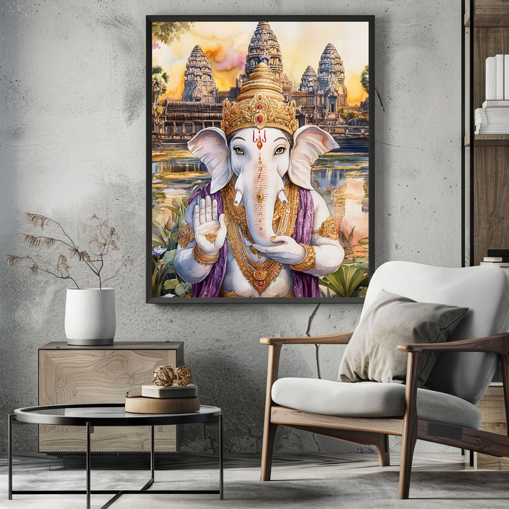 Lord Ganesha Blessing - Vastu Painting