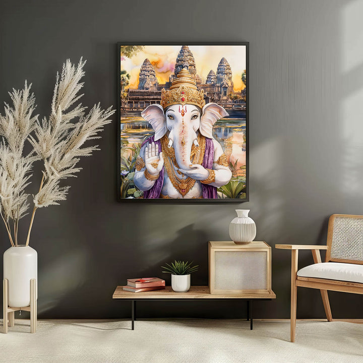 Lord Ganesha Blessing - Vastu Painting