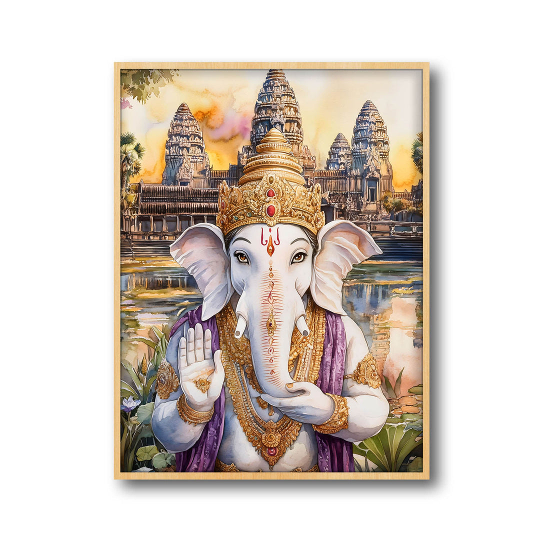 Lord Ganesha Blessing - Vastu Painting