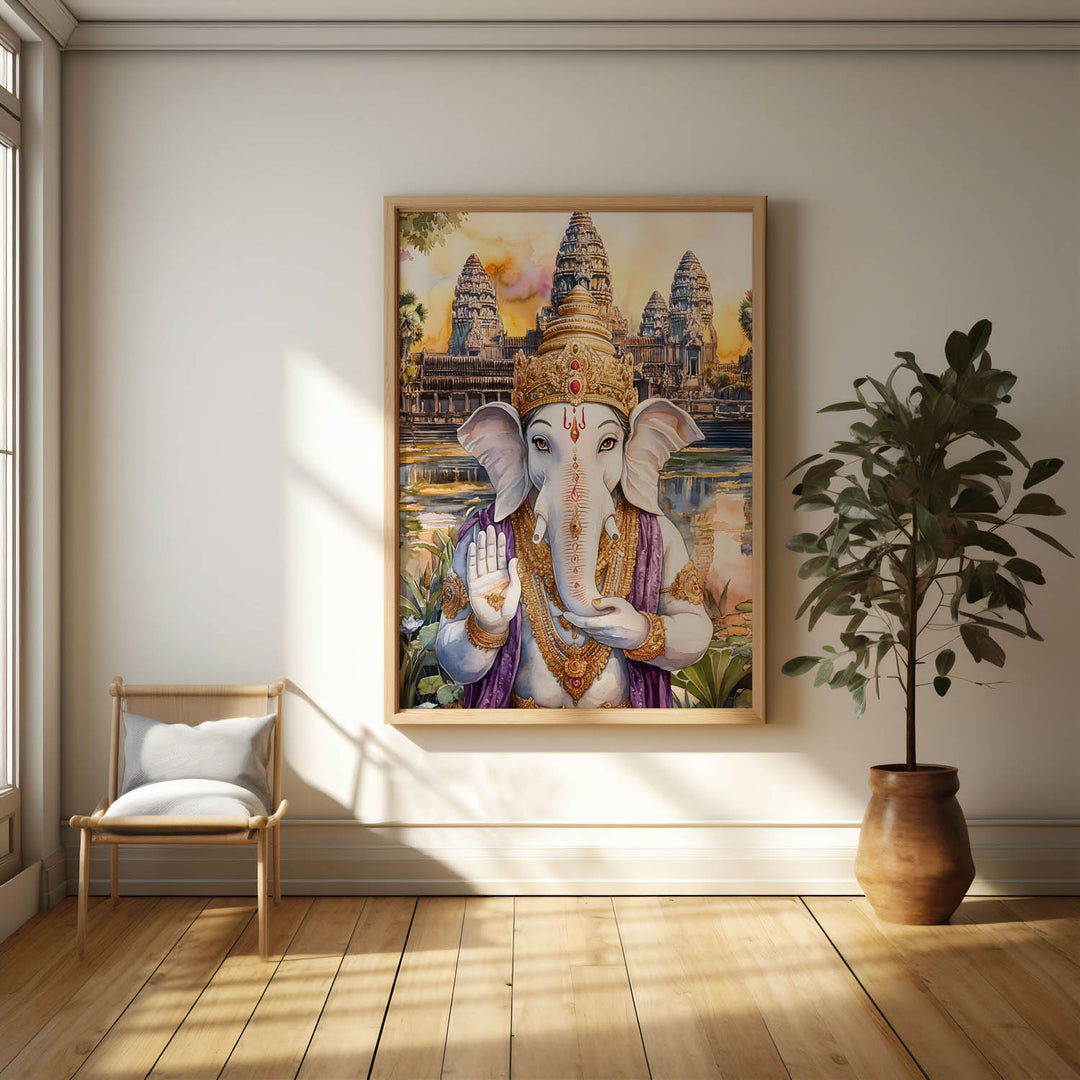 Lord Ganesha Blessing - Vastu Painting