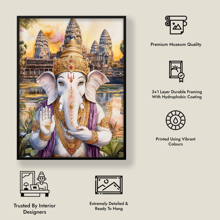 Lord Ganesha Blessing - Vastu Painting