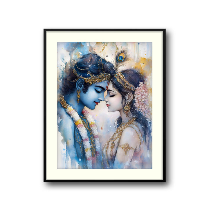 Lord Krishna & Goddess Radha - Vastu Painting