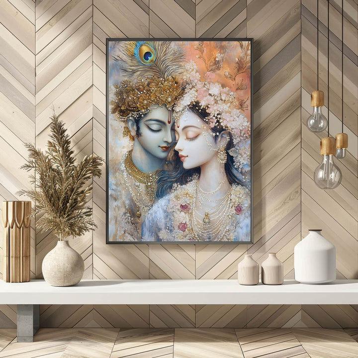 Lord Krishna & Radha - Vastu Painting