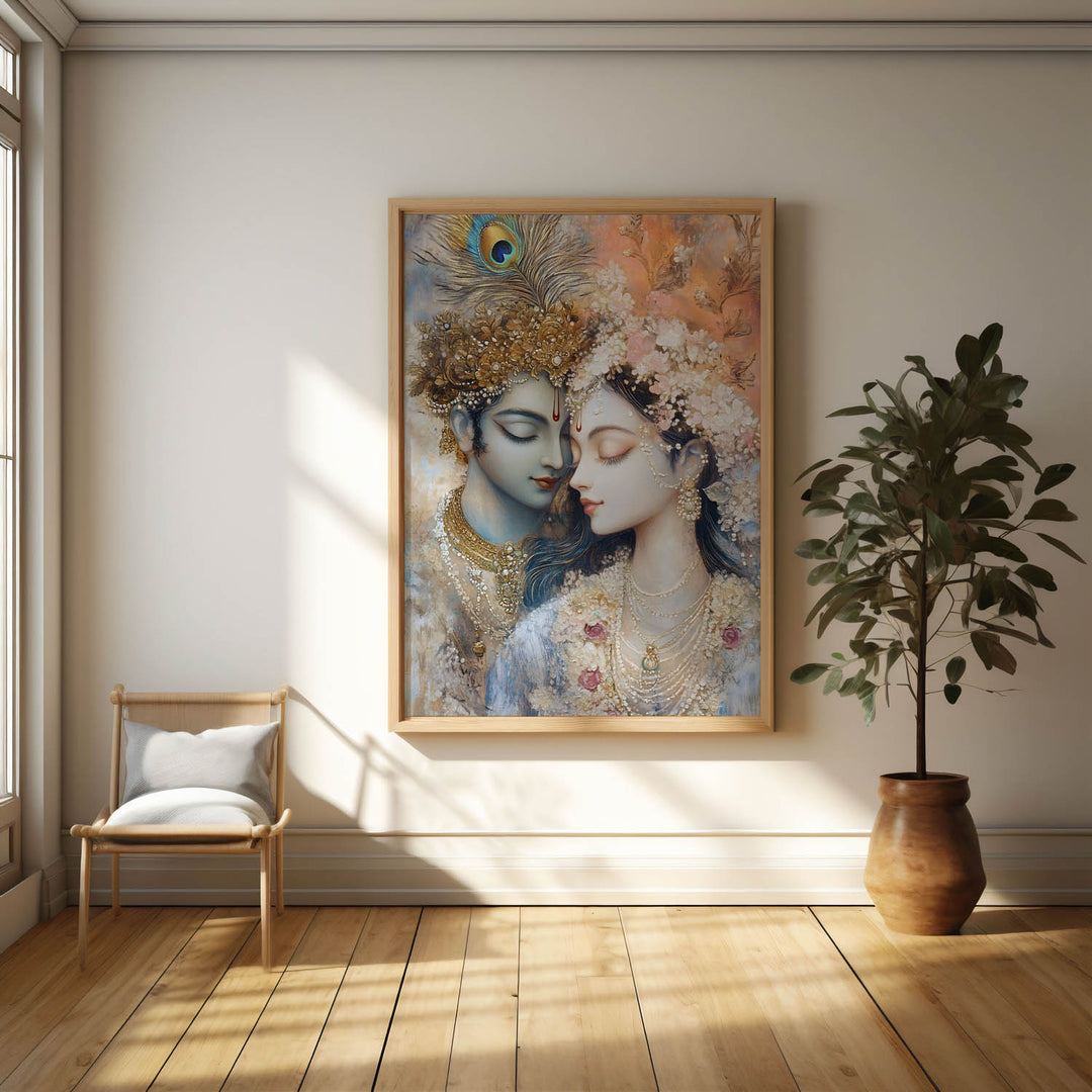 Lord Krishna & Radha - Vastu Painting