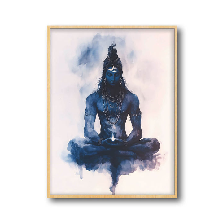 Lord Shiva Meditating - Vastu Painting