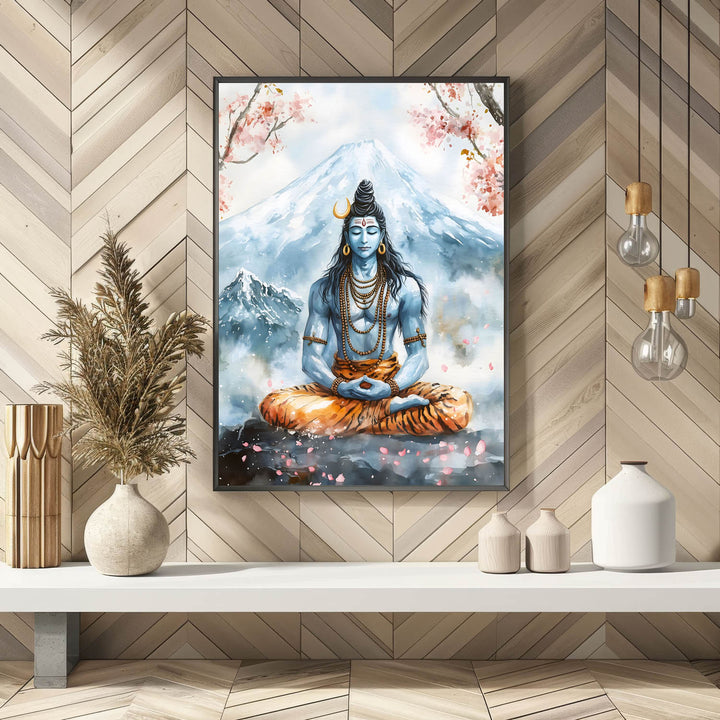 Lord Shiva in Dhyaan - Vastu Painting