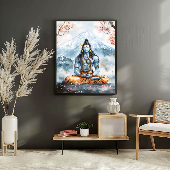 Lord Shiva in Dhyaan - Vastu Painting