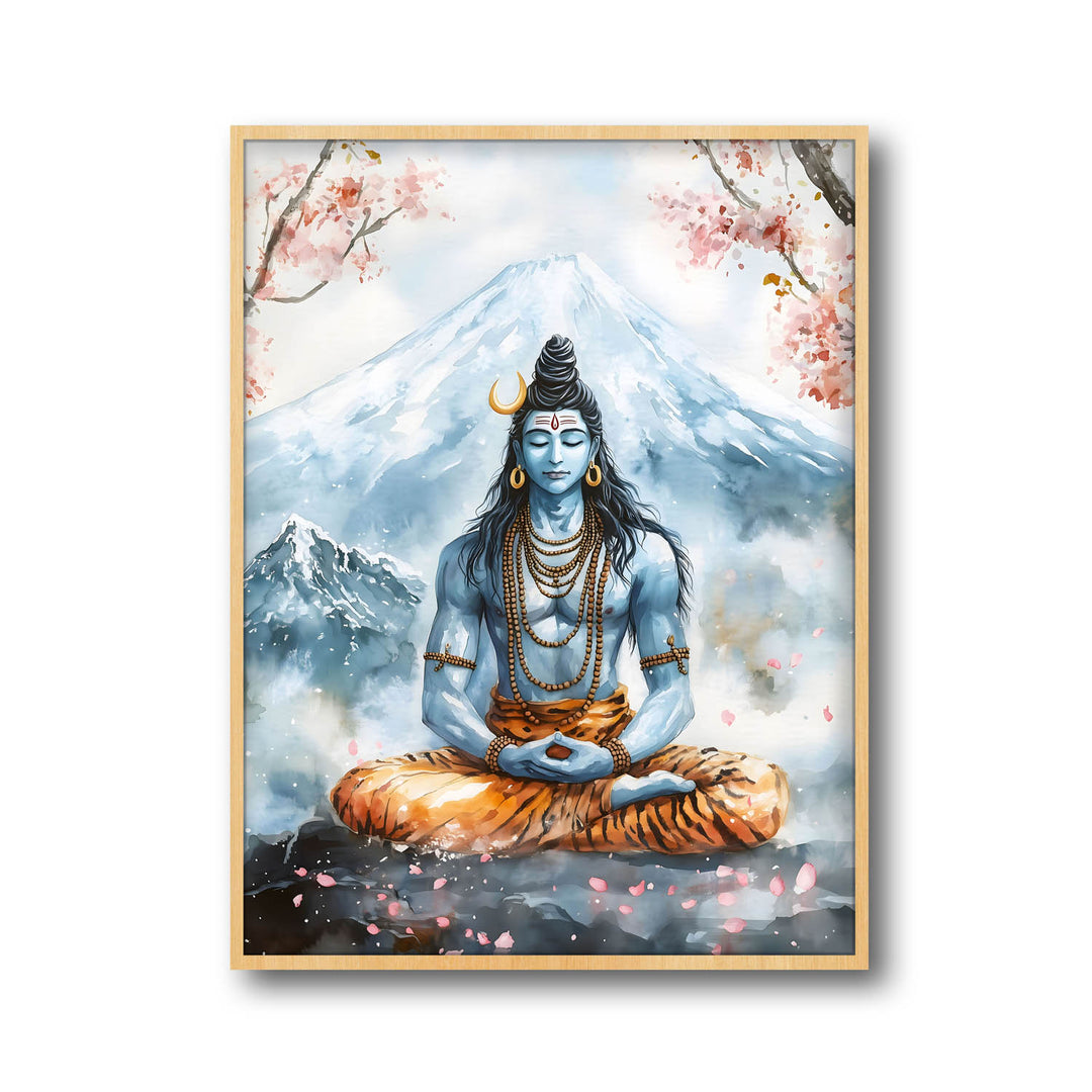 Lord Shiva in Dhyaan - Vastu Painting