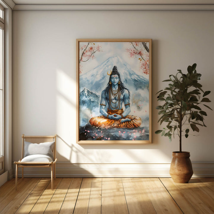 Lord Shiva in Dhyaan - Vastu Painting