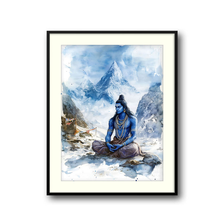 Lord Shiva in Himalaya - Vastu Painting