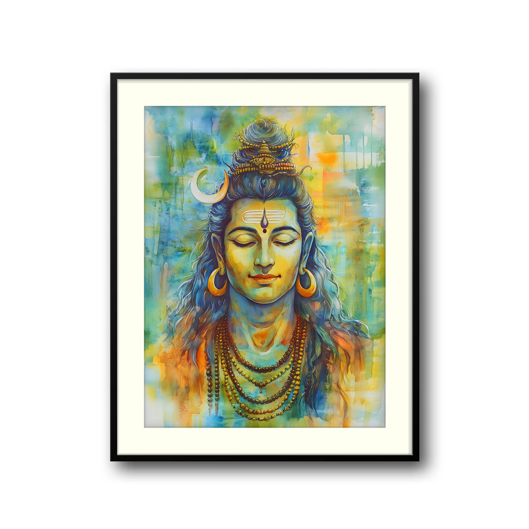 Lord Shiv in Dhyan - Vastu Painting