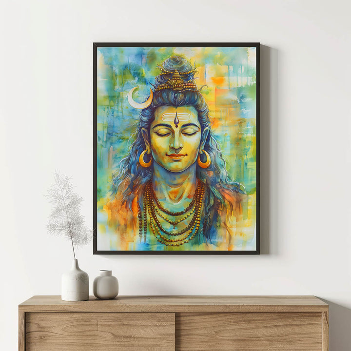 Lord Shiv in Dhyan - Vastu Painting