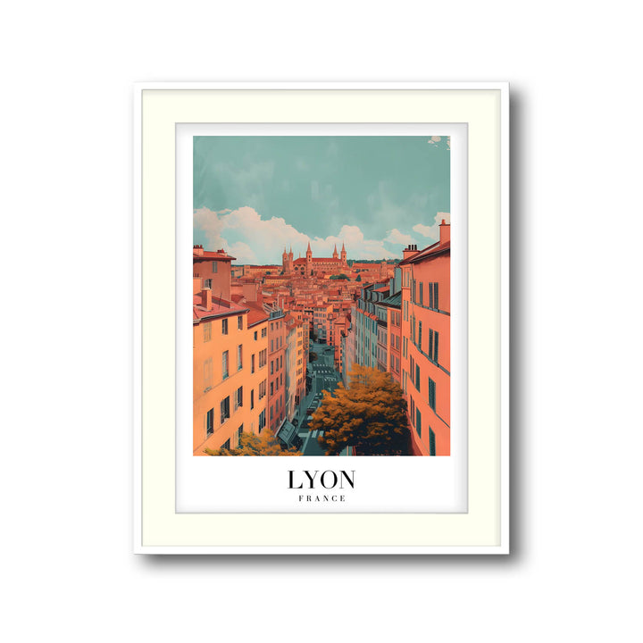 Lyon Cityscape - Cities Paintings