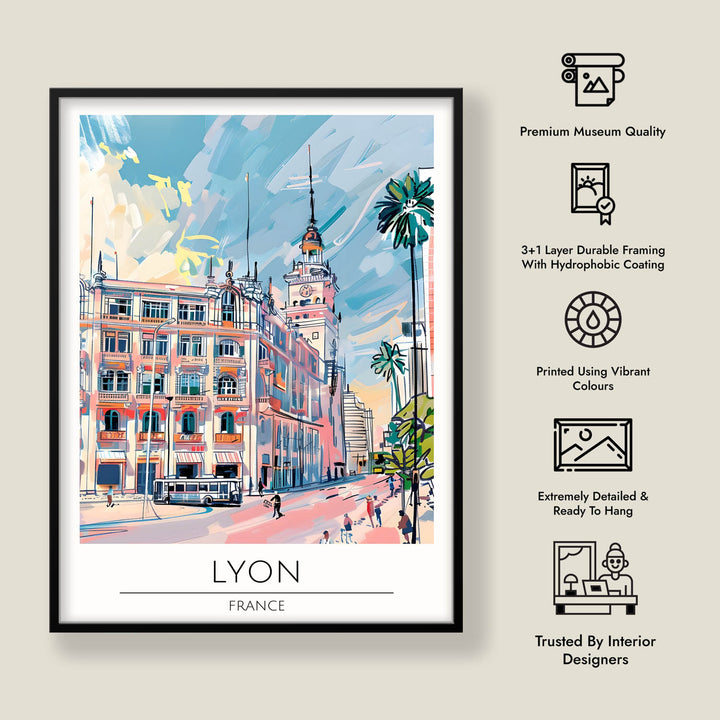 Lyon - Cities Paintings