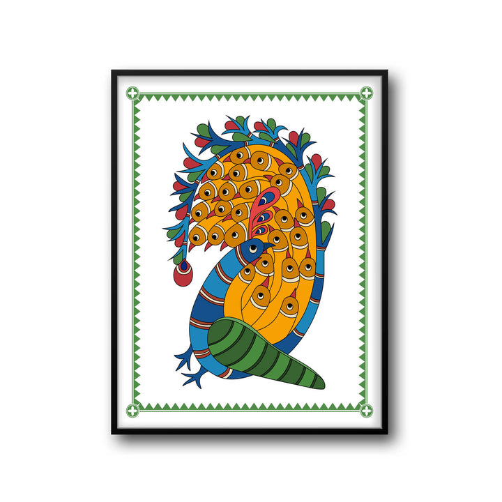 Peacocks - Madhubani Art