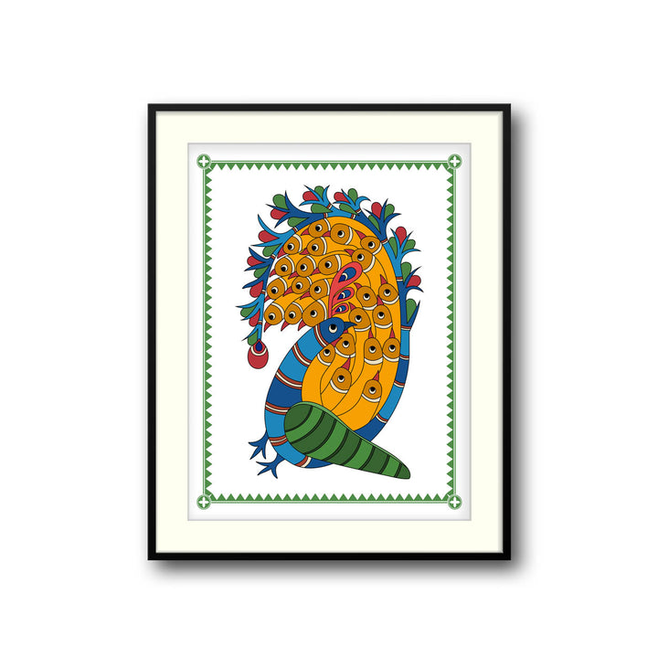 Peacocks - Madhubani Art