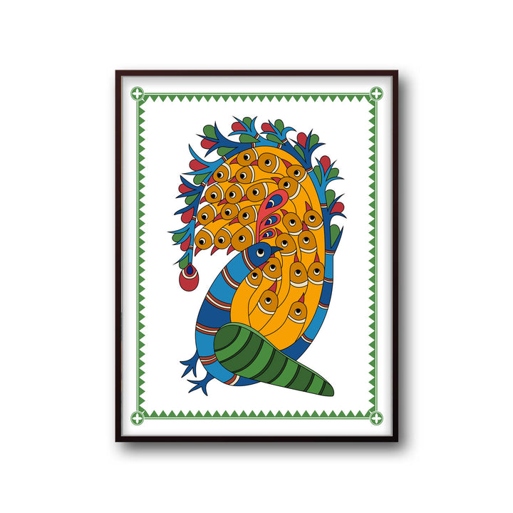 Peacocks - Madhubani Art